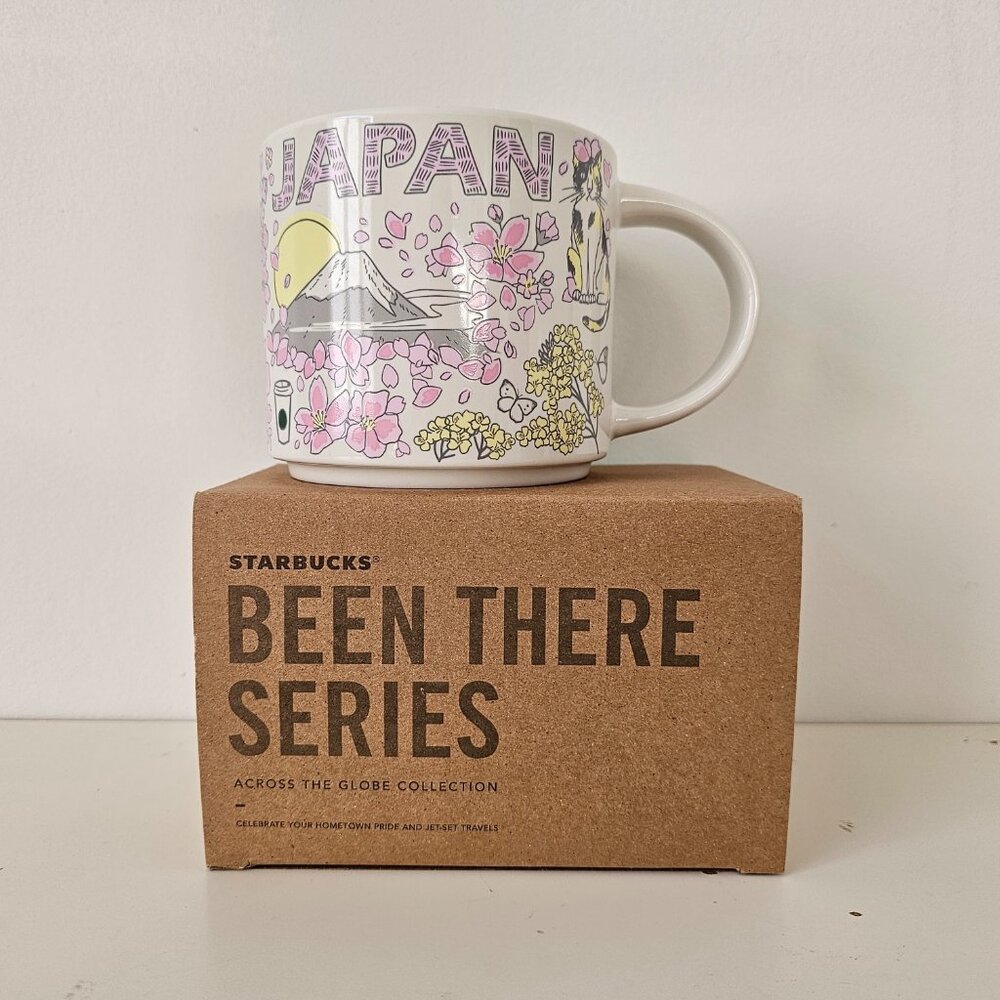 NIB STARBUCKS Been There Series Japan Spring Sakura Coffee Mug Cup 14floz/414ml
